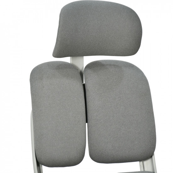 كرسي مكتب دوار مودرن رمادي