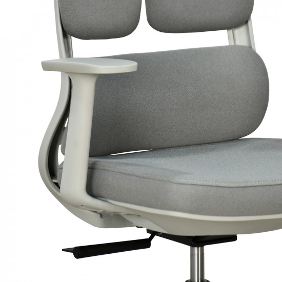 كرسي مكتب دوار مودرن رمادي