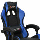 كرسي ألعاب أحترافي من الجلد أزرق × أسود كرسي ألعاب أحترافي من الجلد أزرق × أسود