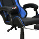 كرسي ألعاب أحترافي من الجلد أزرق × أسود كرسي ألعاب أحترافي من الجلد أزرق × أسود