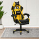 كرسي ألعاب أحترافي من الجلد أصفر × أسود