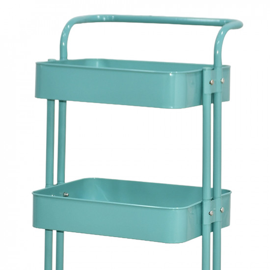 وحدة رفوف متحركة معدنية 4 أدوار تيفاني