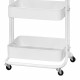 وحدة رفوف متحركة معدنية 3 أدوار أبيض