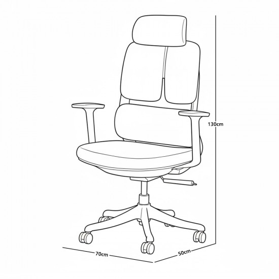 كرسي مكتب دوار مودرن أسود كرسي مكتب دوار مودرن أسود