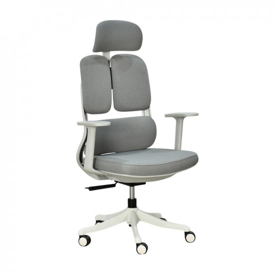 كرسي مكتب دوار مودرن رمادي