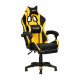 كرسي ألعاب أحترافي من الجلد أصفر × أسود