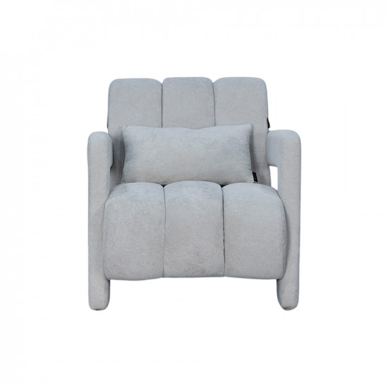 كرسي مفرد فخم مودرن مخمل رمادي كرسي مفرد فخم مودرن مخمل رمادي