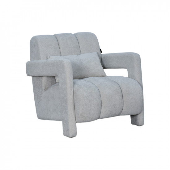 كرسي مفرد فخم مودرن مخمل رمادي كرسي مفرد فخم مودرن مخمل رمادي