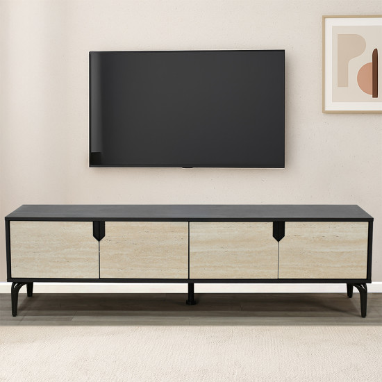 وحدة تلفاز مودرن خشبية 160 سم وحدة تلفاز مودرن خشبية 160 سم