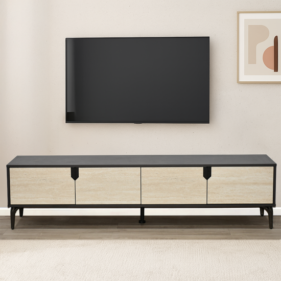 وحدة تلفاز مودرن خشب 180 سم