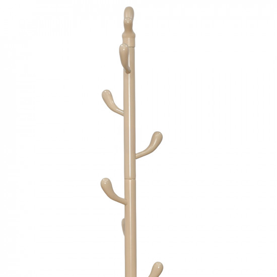 علاقة ملابس عصرية خشبية بيج 180 سم