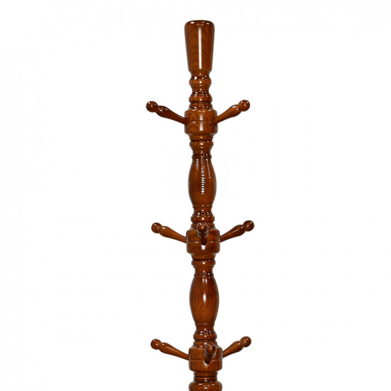 علاقة ملابس خشبية بني 196سم علاقة ملابس خشبية بني 196سم