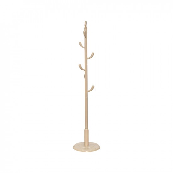 علاقة ملابس عصرية خشبية بيج 180 سم