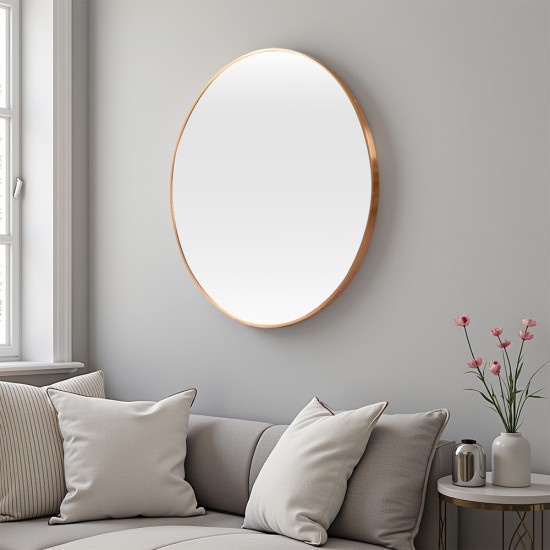 مرآة حائط اطار ذهبي مرآة حائط اطار ذهبي