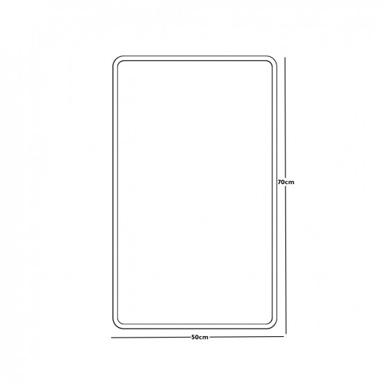مرآة حائط اطار ذهبي 50×70 سم مرآة حائط اطار ذهبي 50×70 سم