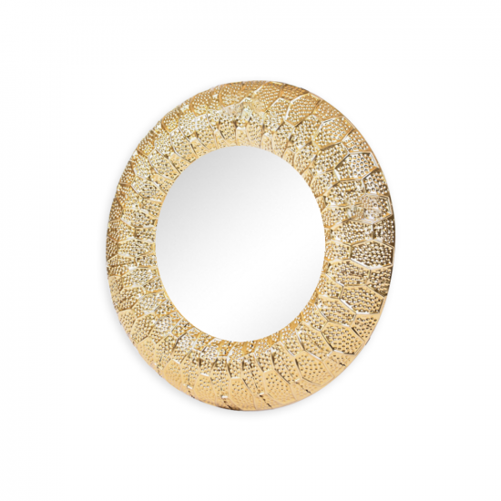 مرآة حائط اطار نحاسي مرآة حائط اطار نحاسي