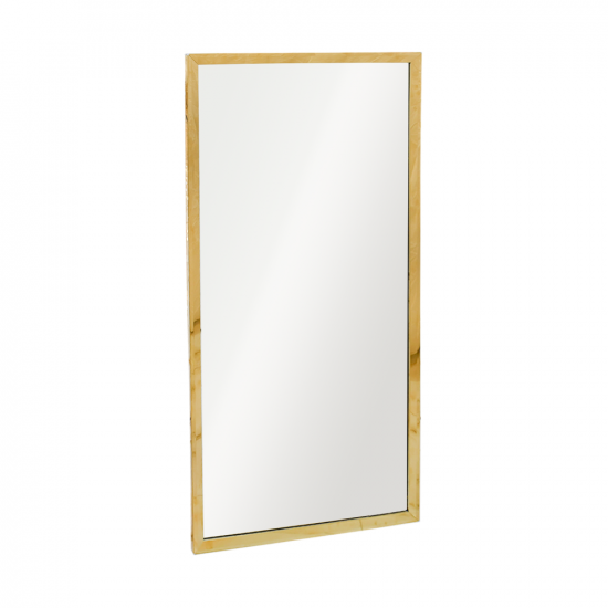 مرآة حائط 100x60 سم بإطار معدن مرآة حائط 100x60 سم بإطار معدن