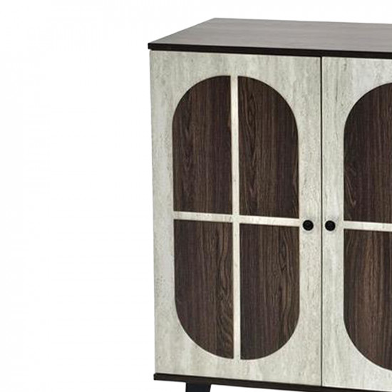 دولاب عصري متعدد الاستخدام خشبي 80 سم