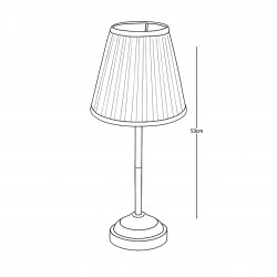 أباجورة طاولة نحاسي 53 سم أباجورة طاولة نحاسي 53 سم