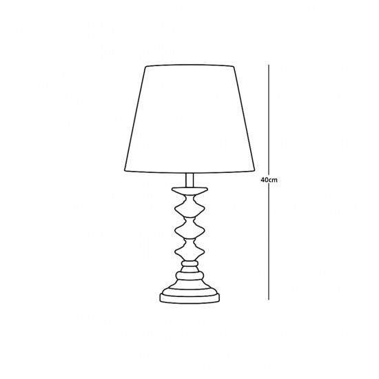 أباجورة طاولة كرستال