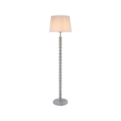 أباجورة استاند معدن فضي