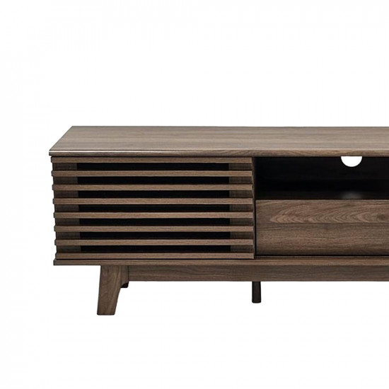 وحدة تلفاز خشبية بني 160 سم وحدة تلفاز خشبية بني 160 سم