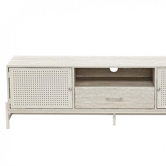 وحدة تلفاز خشبية مودرن 160 سم