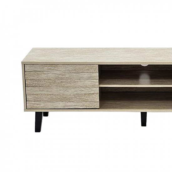 وحدة تلفاز خشبية مودرن بيج 160 سم