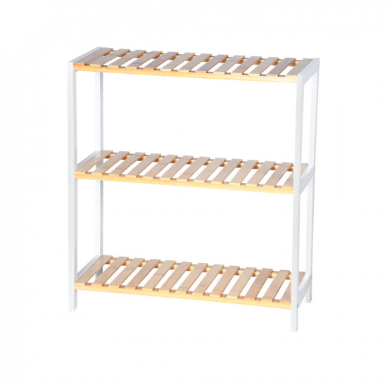 وحدة رفوف 3 أدوار خشب