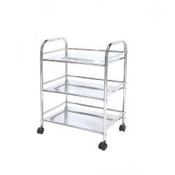 وحدة رفوف 3 أدوار استيل 50 سم وحدة رفوف 3 أدوار استيل 50 سم