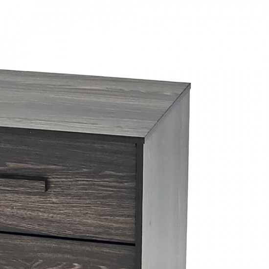 طولة سرير جانبية خشب بني غامق 45×40 سم