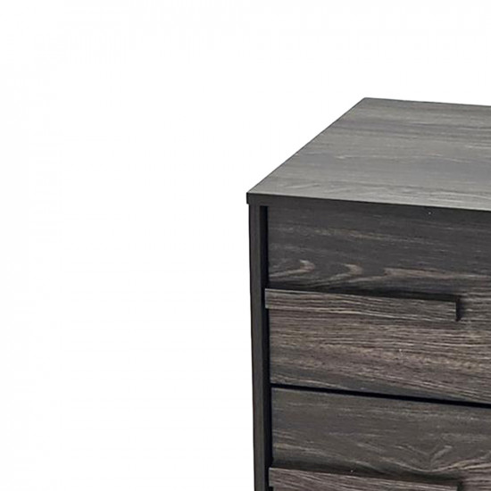 طولة سرير جانبية خشب بني غامق 45×40 سم