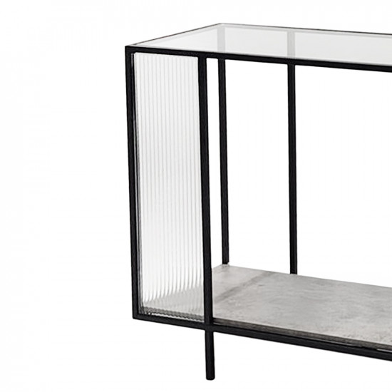 مدخل استقبال مودرن خشب مع سطح زجاجي