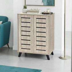 دولاب متعدد الاستخدام خشبي بيج 70 سم