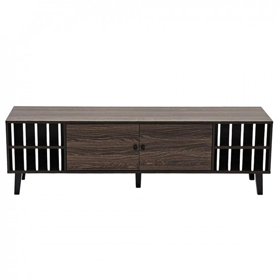 وحدة تلفاز خشبية مودرن بني 180 سم