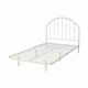 هيكل سرير معدني أبيض 120×200 سم