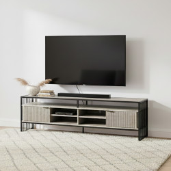 وحدة تلفاز خشبية مودرن بيج 180 سم وحدة تلفاز خشبية مودرن بيج 180 سم