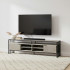 وحدة تلفاز خشبية مودرن بيج 180 سم