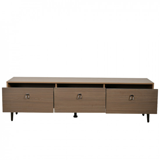 وحدة تلفاز مودرن خشب بني 160 سم