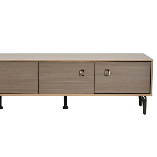 وحدة تلفاز مودرن خشب بني 180 سم وحدة تلفاز مودرن خشب بني 180 سم