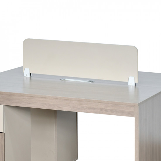 مكتب عمل مزدوج خشبي مع وحدات تخزين مكتب عمل مزدوج خشبي مع وحدات تخزين