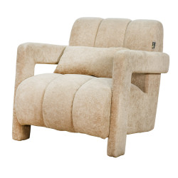 كرسي مفرد فخم مودرن مخمل كافيه