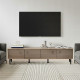 وحدة تلفاز مودرن خشب بني 180 سم