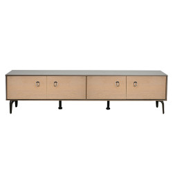 وحدة تلفاز خشب عصرية بني 180 سم وحدة تلفاز خشب عصرية بني 180 سم