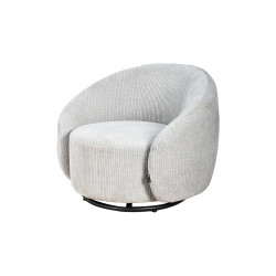 كرسي استرخاء دوار قماشي فاخر رمادي فاتح كرسي استرخاء دوار قماشي فاخر رمادي فاتح