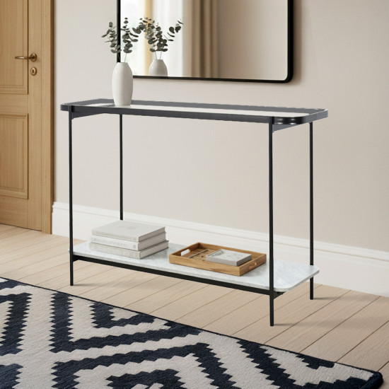 مدخل استقبال 2 دور خشب بسطح زجاجي 120 سم مدخل استقبال 2 دور خشب بسطح زجاجي 120 سم