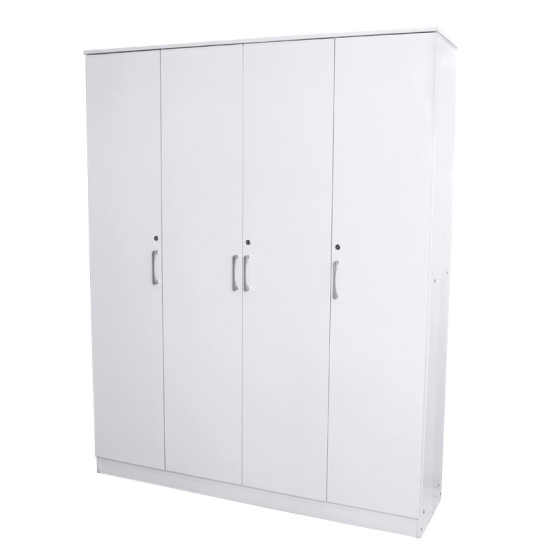 دولاب ماليزي  4 باب خشب ابيض 