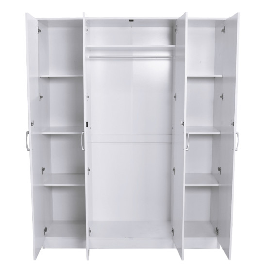 دولاب ماليزي  4 باب خشب ابيض 