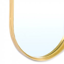 مرآة حائط  معدن  ذهبي 