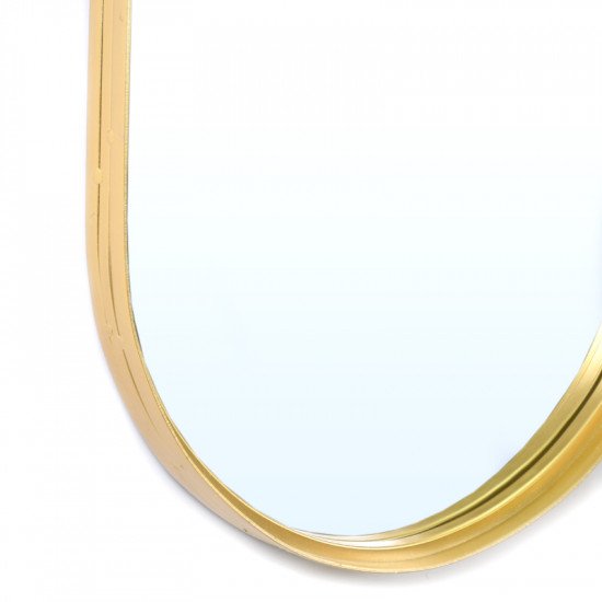 مرآة حائط  معدن  ذهبي 